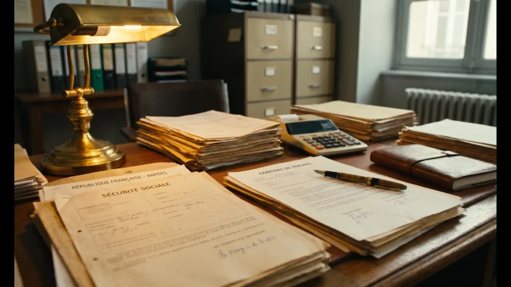 Documents de cotisations sociales et calcul de charges TNS